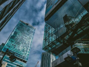 Image of tall buildings in Japan